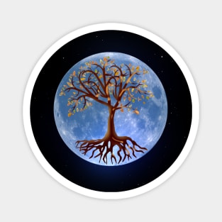 Tree of Life and Full Moon Magnet